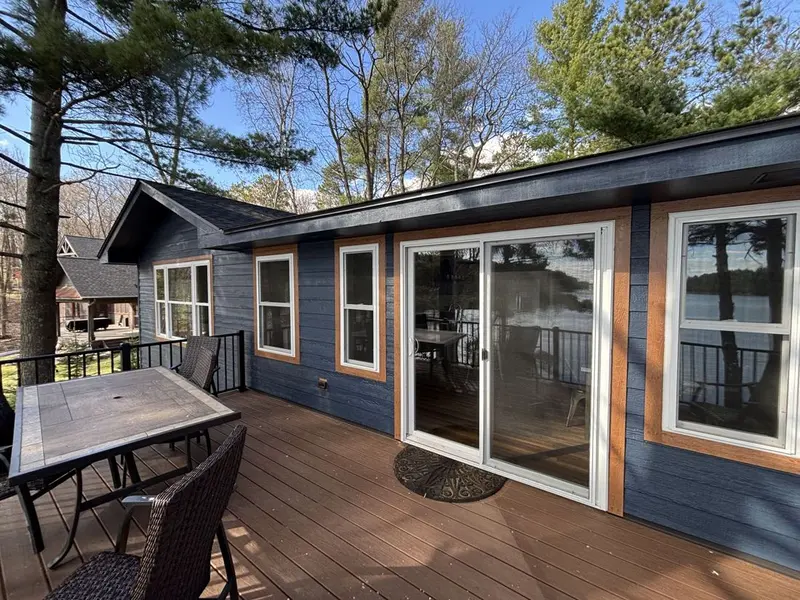 Interior and exterior lake home remodel by Tri-County Professional Builders