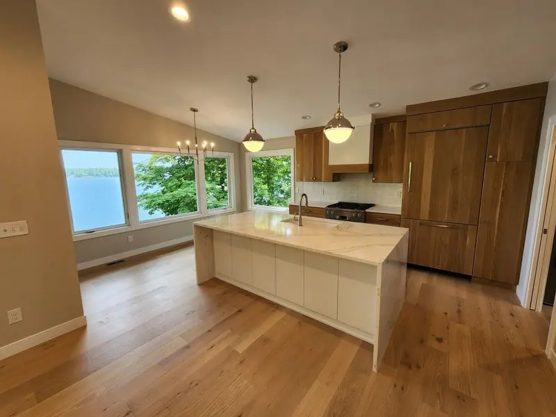 Lake home kitchen remodel by Tri-County Professional Builders