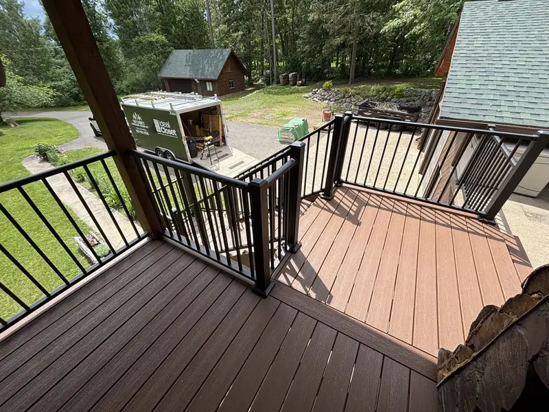 Trex deck with Westbury railing by Tri-County Professional Builders