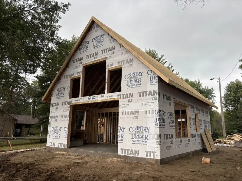 Framing project in the Brainerd Lakes Area